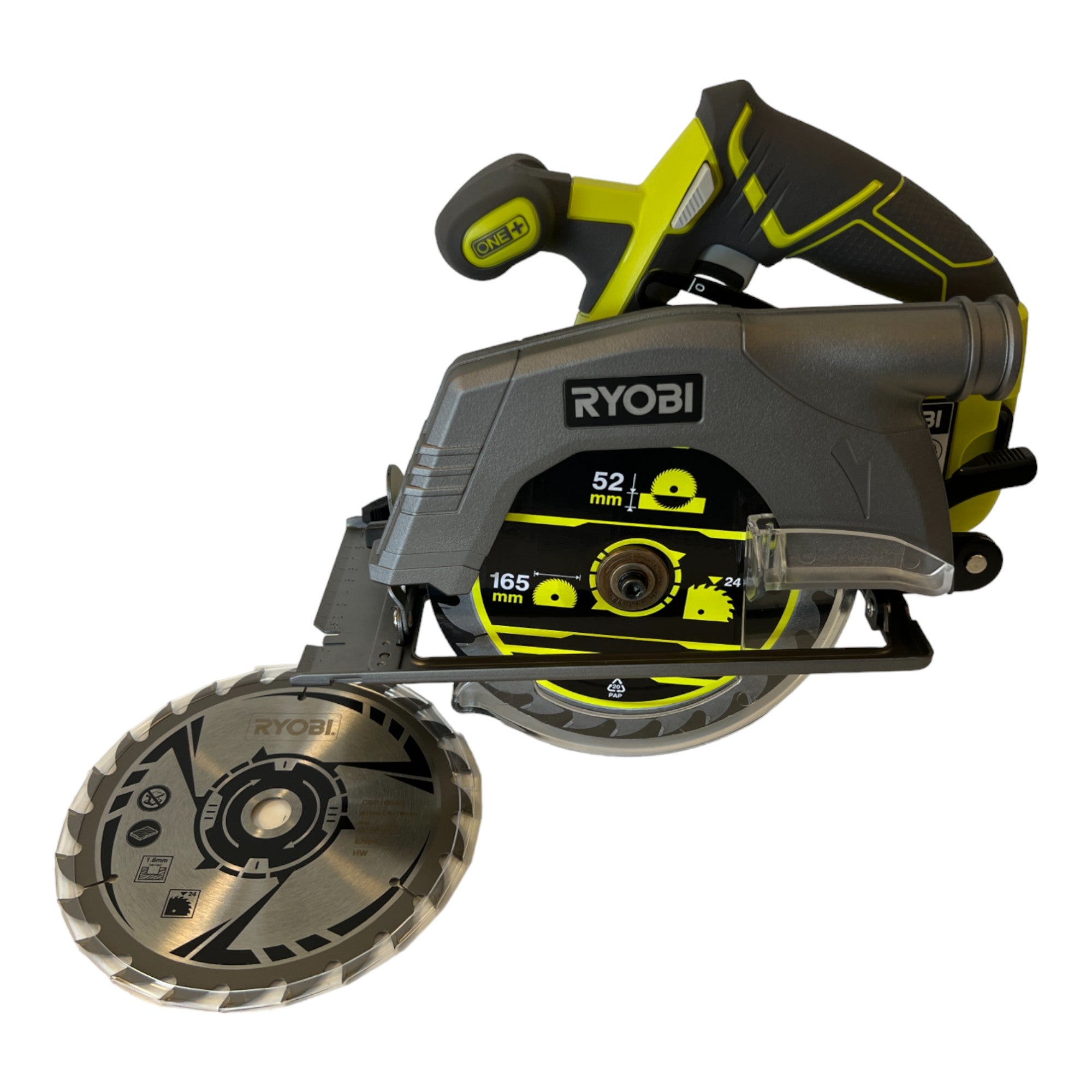 RYOBI R18CS 0 Akku Handkreissaege 18 V 165 mm Solo 5133002338 ohne Akku ohne Ladegeraet 0 - toolbrothers