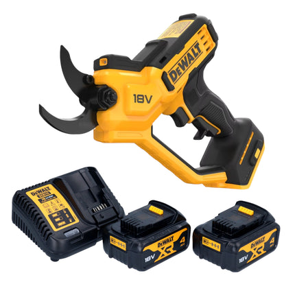 Tijeras de podar sin cable DeWalt DCMPP 568 M2 18 V 38 mm + 2x batería recargable 4,0 Ah + cargador