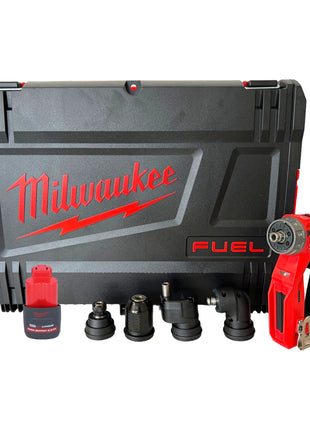 Perceuse-visseuse sans fil Milwaukee M12 FDDXKIT-251X 12V 34 Nm sans balais + 1x batterie 2,5 Ah + boîtier HD - sans chargeur