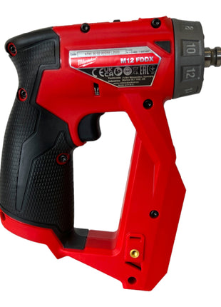 Perceuse-visseuse sans fil Milwaukee M12 FDDXKIT-601X 12V 34 Nm sans balais + 1x batterie 6,0 Ah + boîtier HD - sans chargeur