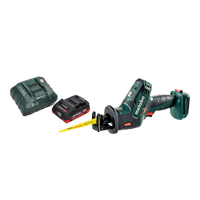 Metabo SSE 18 LTX Compact Cordless Reciprocating Saw Reciprocating Saw 18 V 13 mm + 1x LiHD battery pack 4.0 Ah + charger