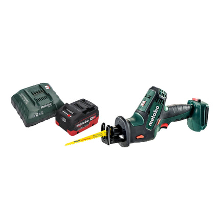 Metabo SSE 18 LTX Sega circolare compatta a batteria 18 V 13 mm + 1x batteria LiHD 5,5 Ah + caricatore
