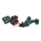 Metabo SSE 18 LTX Sierra de sable compacta sin cable 18 V 13 mm + 2x batería LiHD 5,5 Ah + cargador