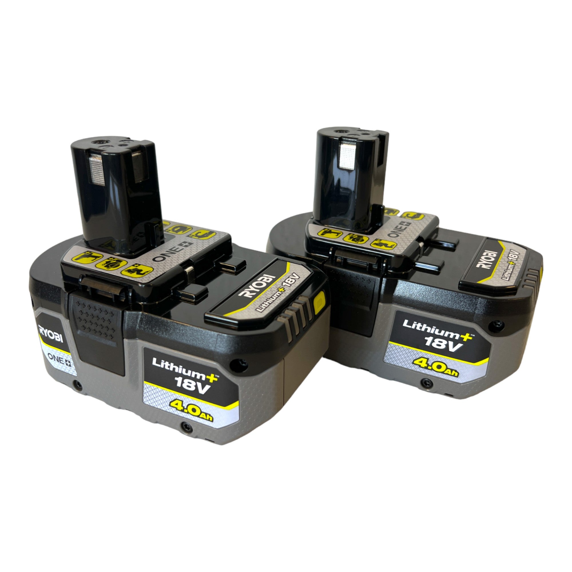 RYOBI 2x RB1840X Akku 18 V 4 0 Ah 4000 mAh Li Ion ONE HP 2x 5133005053 mit Ladestandanzeige 0 - toolbrothers