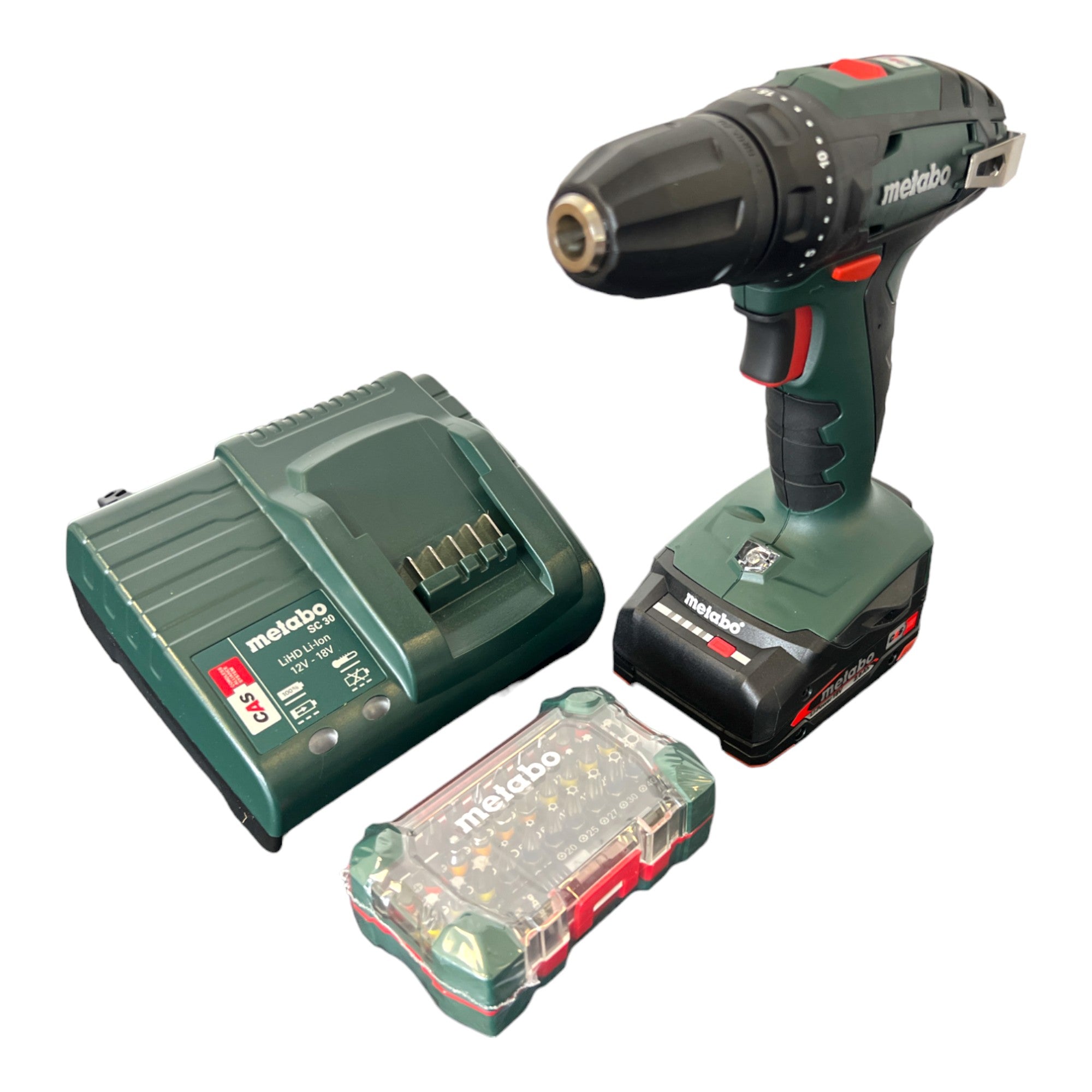 Metabo BS 18 Akku Bohrschrauber Set 18 V 48 Nm 602207580 1x Akku 2 0 Ah Ladegeraet Bitbox Tasche 4 - toolbrothers