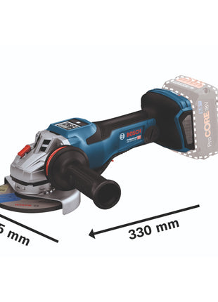 Bosch GWS 18V-15 PSC Professional cordless angle grinder 18 V 125 mm ( 06019H6B02 ) BITURBO Brushless + L-Boxx - without battery, without charger