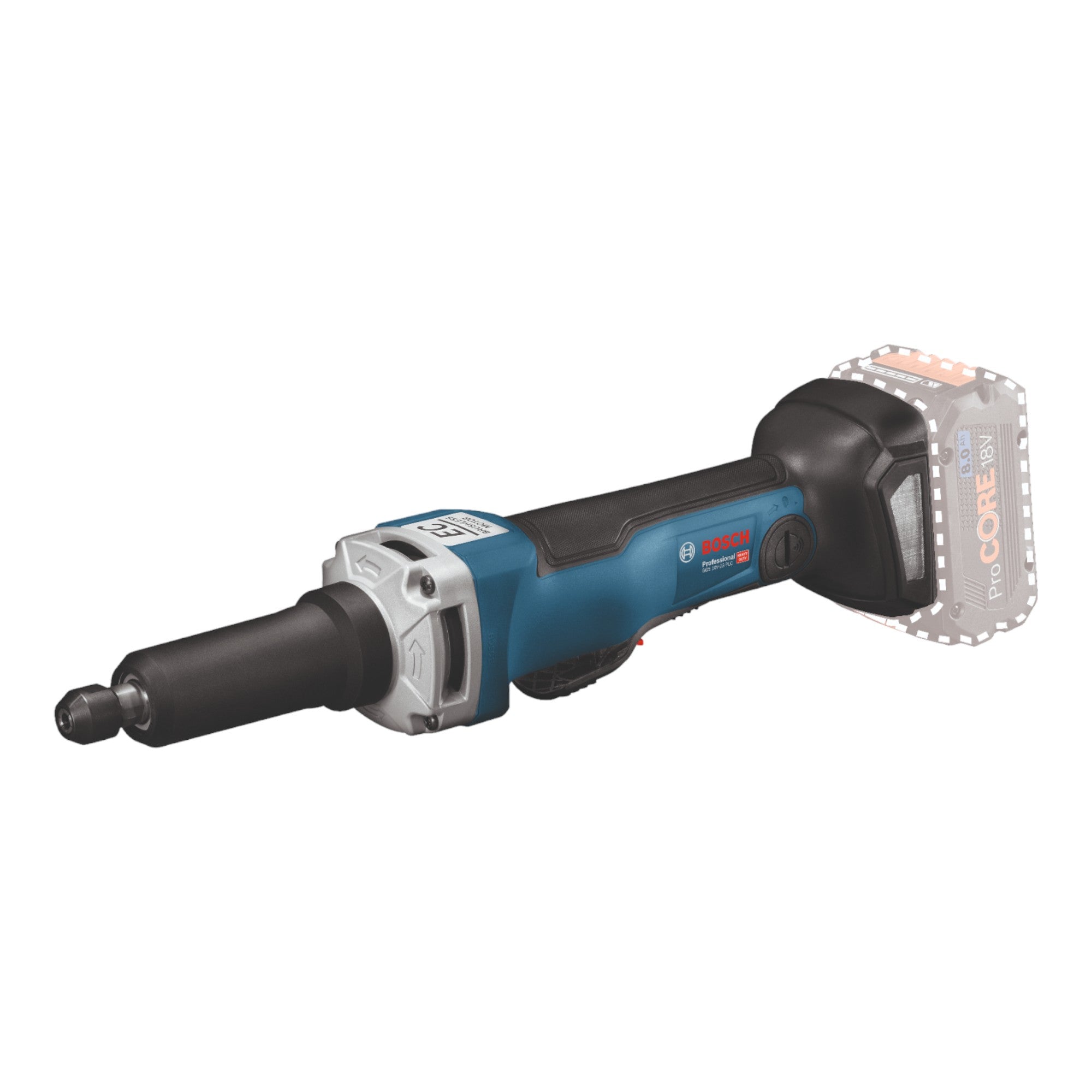 Bosch GGS 18V 23 PLC Professional Akku Geradschleifer 18 V Brushless 2x ProCore Akku 8 0 Ah Ladegeraet L Boxx 1 - toolbrothers