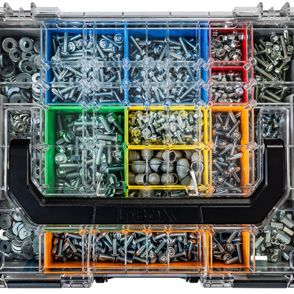 L-BOXX ProClick Set 1 - 2x L-BOXX 102 (6100000362) + 1x juego de cajas insertables K3 (6000010098) + 1x juego de cajas insertables H3 (6000010097)