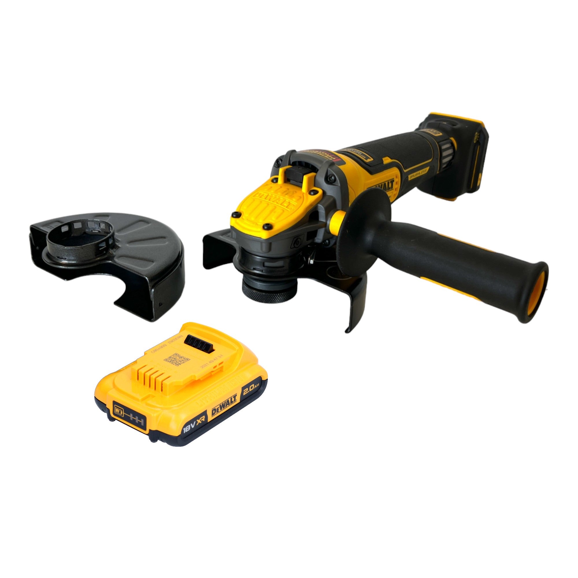 DeWalt DCG 416 VS N Akku Winkelschleifer 18 V 125 mm Brushless 1x Akku 2 0 Ah ohne Ladegeraet 0 - toolbrothers