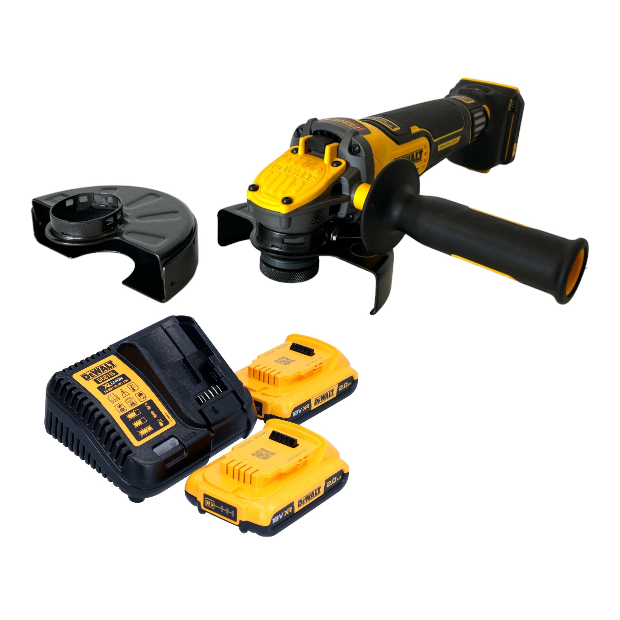 DeWalt DCG 416 VS D2 Akku Winkelschleifer 18 V 125 mm Brushless 2x Akku 2 0 Ah Ladegeraet 0 - toolbrothers
