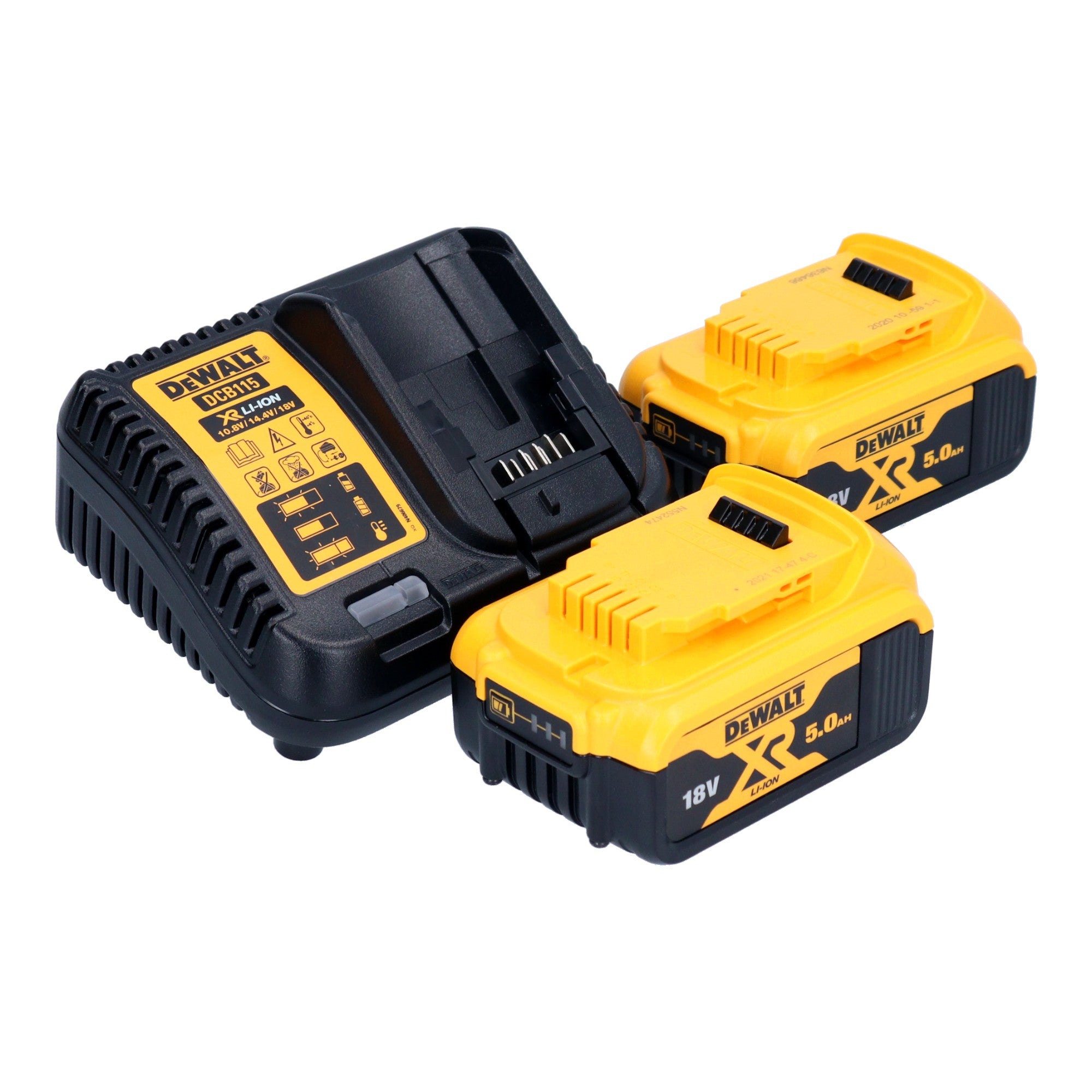 DeWalt DCG 416 VS P2 Akku Winkelschleifer 18 V 125 mm Brushless 2x Akku 5 0 Ah Ladegeraet 2 - toolbrothers
