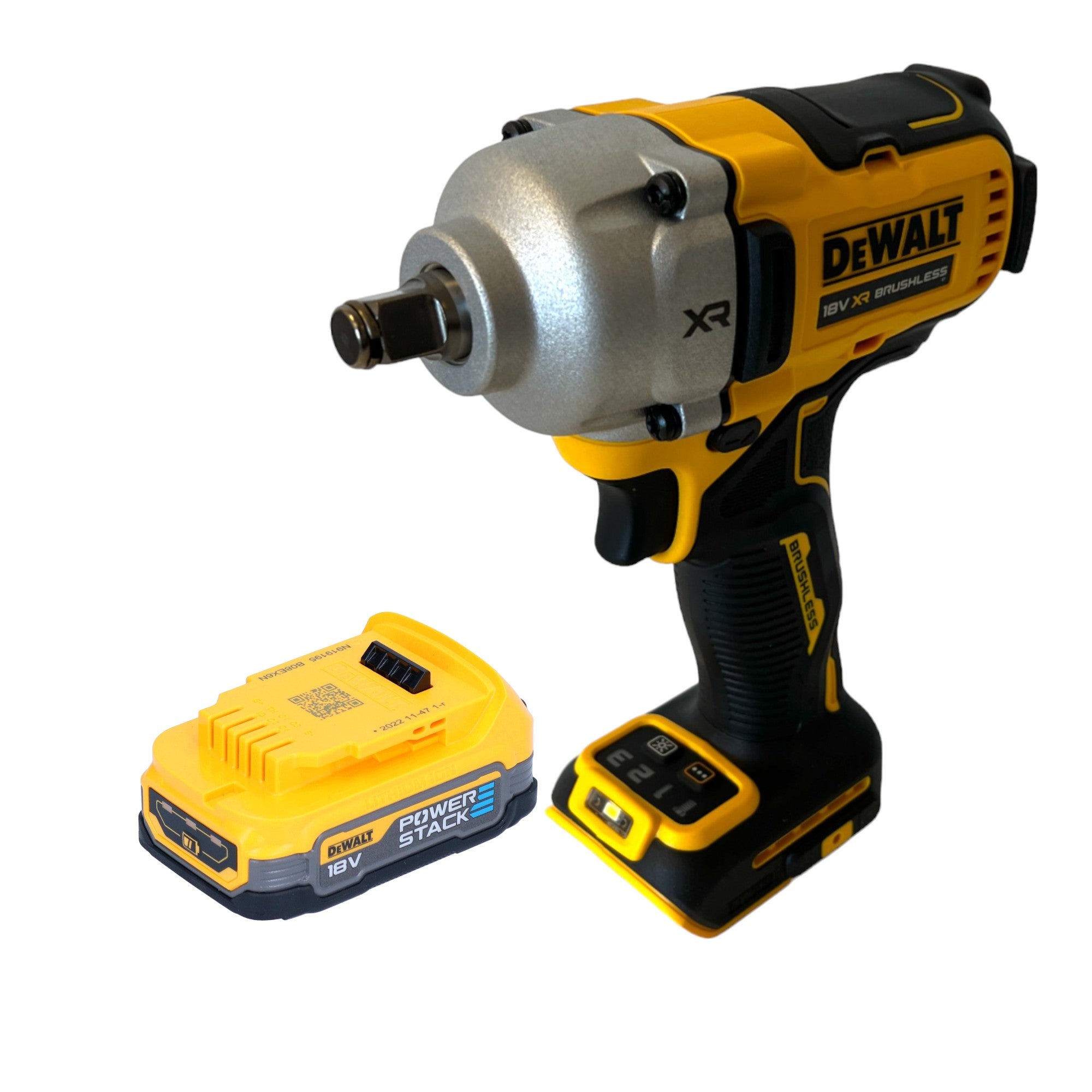 DeWalt DCF 891 N Akku Schlagschrauber 18 V 1084 Nm 1 2 Brushless 1x Powerstack Akku 1 7 Ah ohne Ladegeraet 0 - toolbrothers