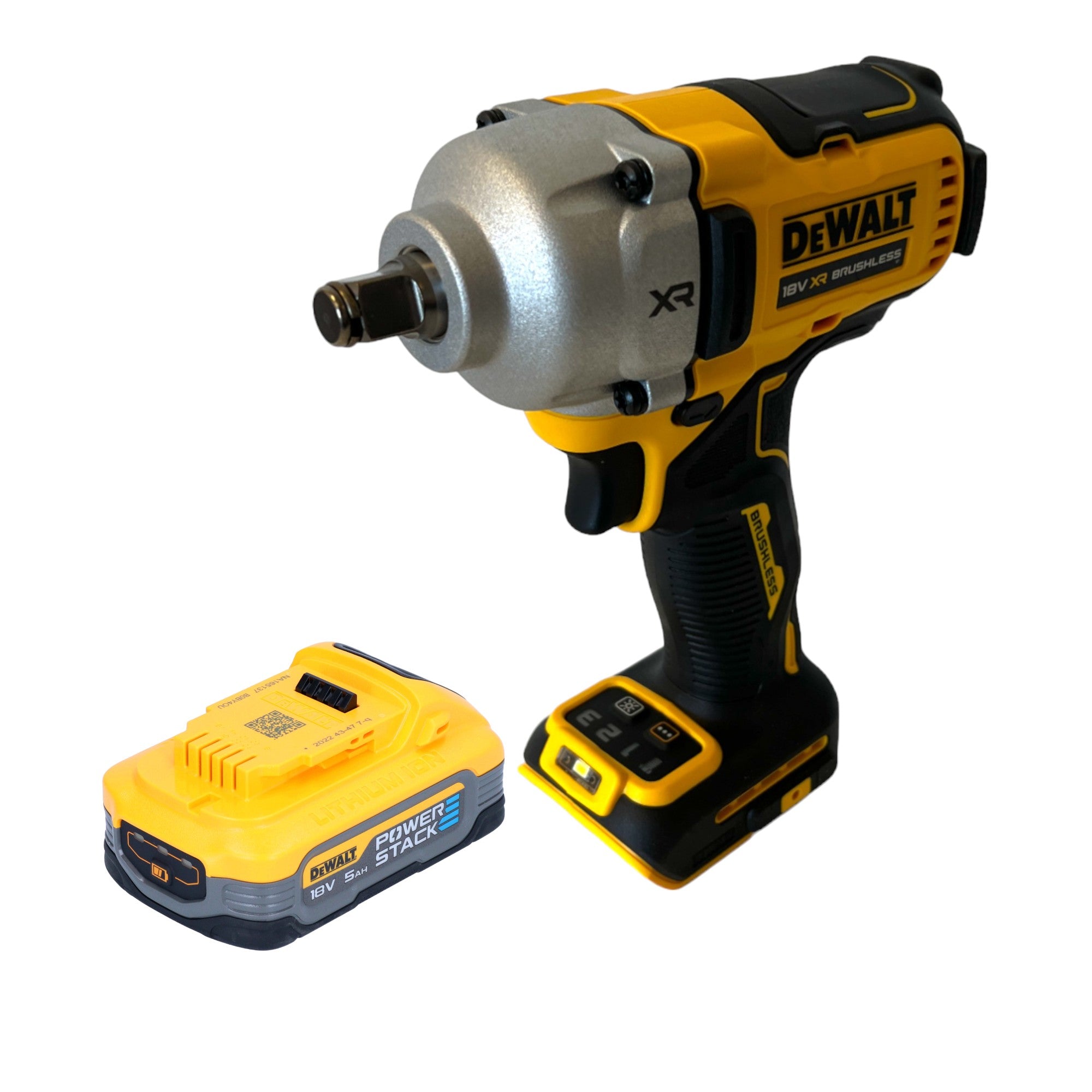 DeWalt DCF 891 N Akku Schlagschrauber 18 V 1084 Nm 1 2 Brushless 1x Powerstack Akku 5 0 Ah ohne Ladegeraet 0 - toolbrothers