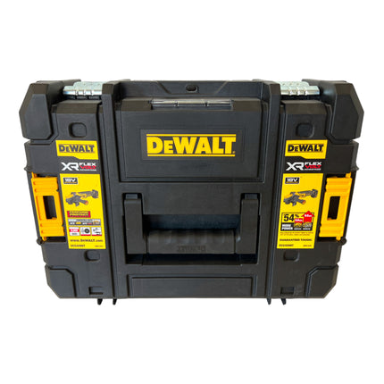 Akumulatorowa szlifierka kątowa DeWalt DCG 409 D1T 18 V 125 mm bezszczotkowa + 1x akumulator 2,0 Ah + ładowarka + TSTAK
