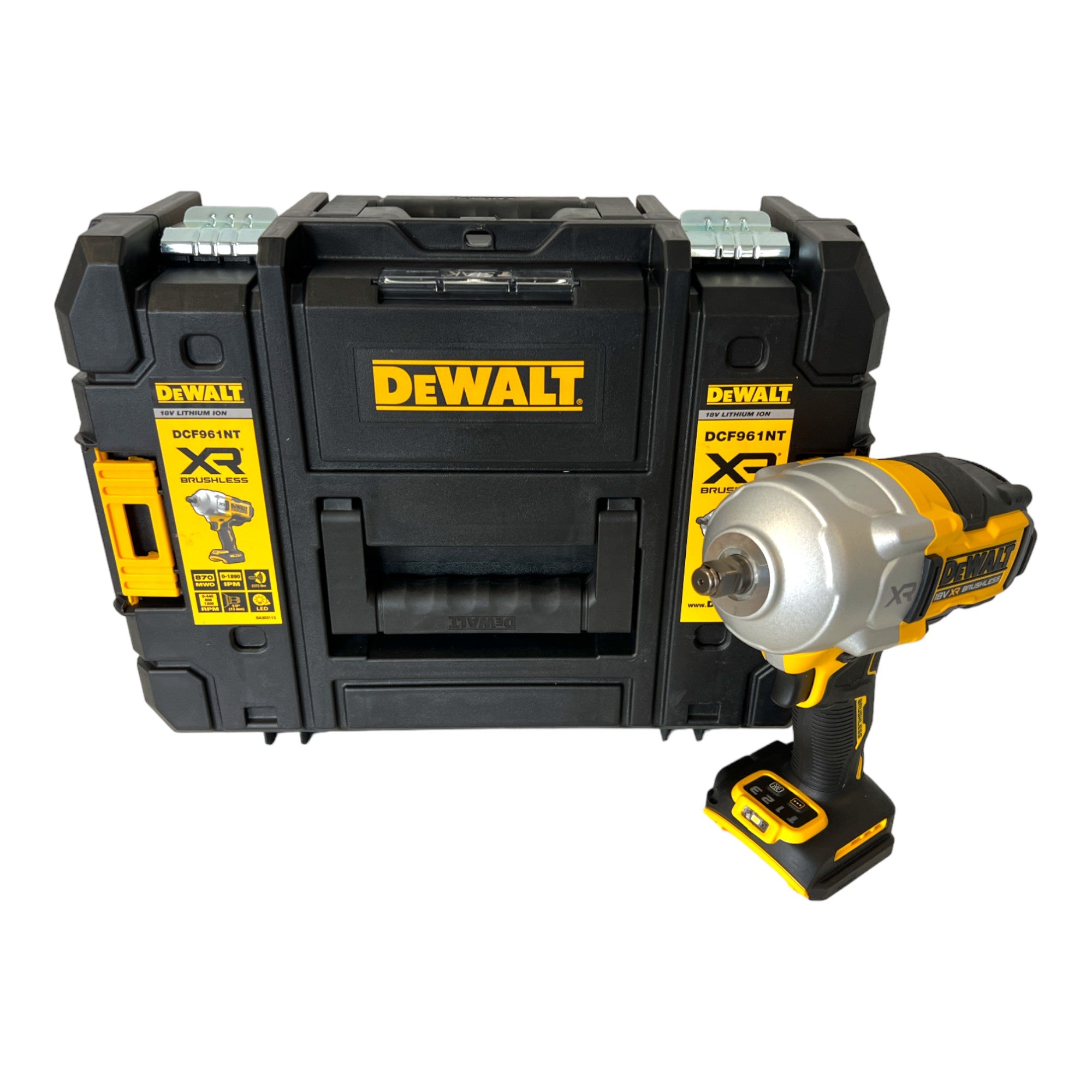 DeWalt DCF 961 D2T Akku Schlagschrauber 18 V 1632 Nm 1 2 Brushless 2x Akku 2 0 Ah Ladegeraet TSTAK 1 - toolbrothers