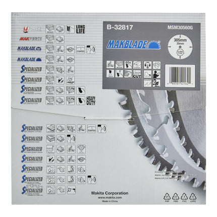 Tarcza pilarska Makita MAKBLADE 305 x 30 x 2,3 mm 60 zębów ( B-32817 ) do drewna