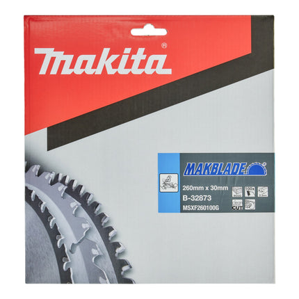 Makita MAKBLADE circular saw blade 260 x 30 x 2.3 mm 100 teeth ( B-32873 ) for wood
