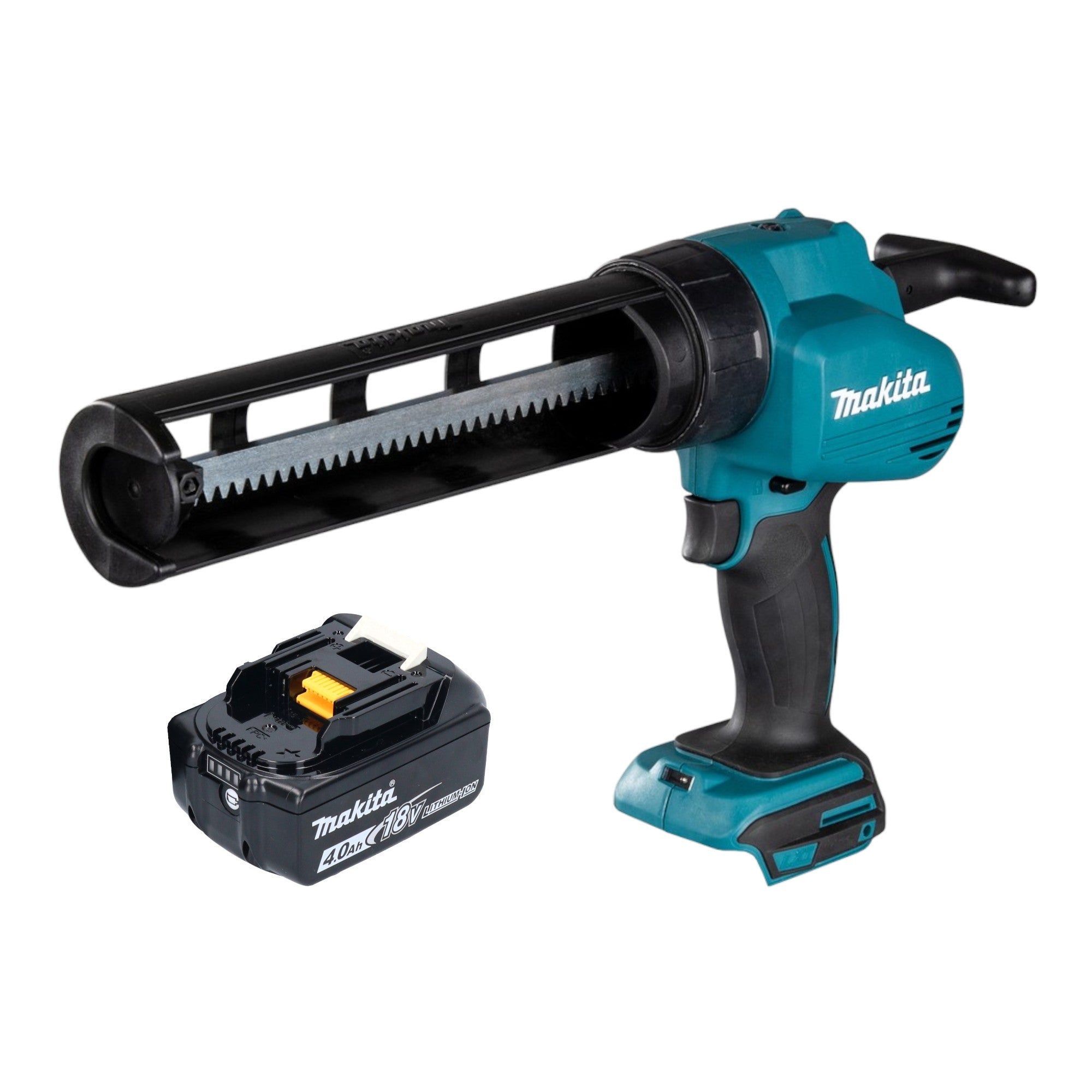 Makita DCG 180 M1 Akku Kartuschenpistole 18 V 1x Akku 4 0 Ah ohne Ladegeraet 0 - toolbrothers
