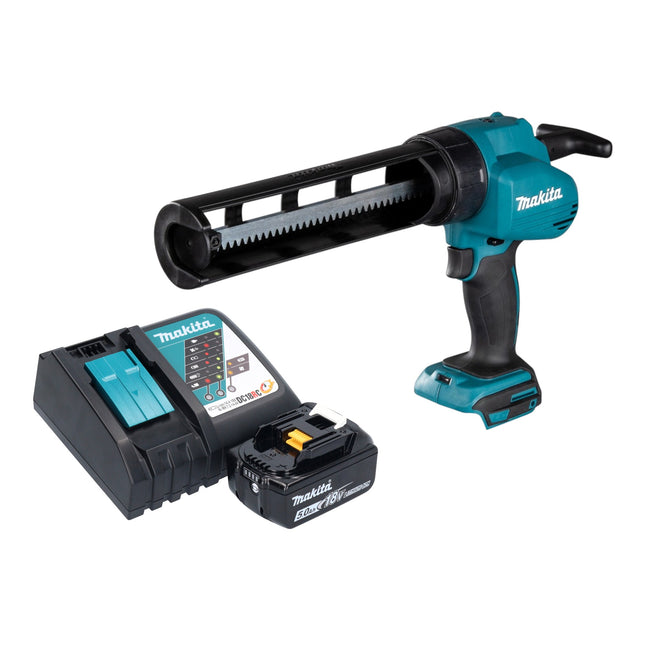 Pistola de cartuchos sin cable Makita DCG 180 RT1 18 V + 1x batería recargable 5,0 Ah + cargador