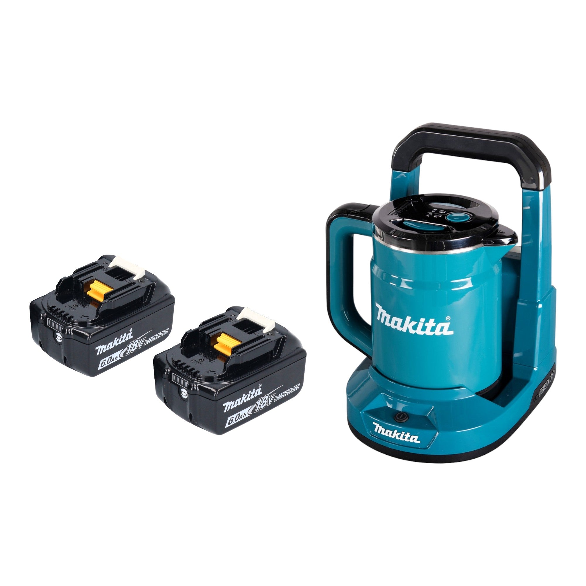 Makita DKT 360 G2 Akku Wasserkocher 36 V 2x 18 V 0 8 L 2x Akku 6 0 Ah ohne Ladegeraet 0 - toolbrothers