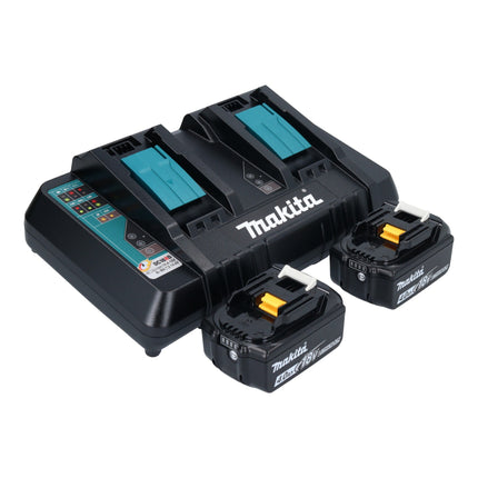 Makita DKT 360 PM2 hervidor sin cable 36 V ( 2x 18 V ) 0,8 L + 2x batería recargable 4,0 Ah + cargador doble