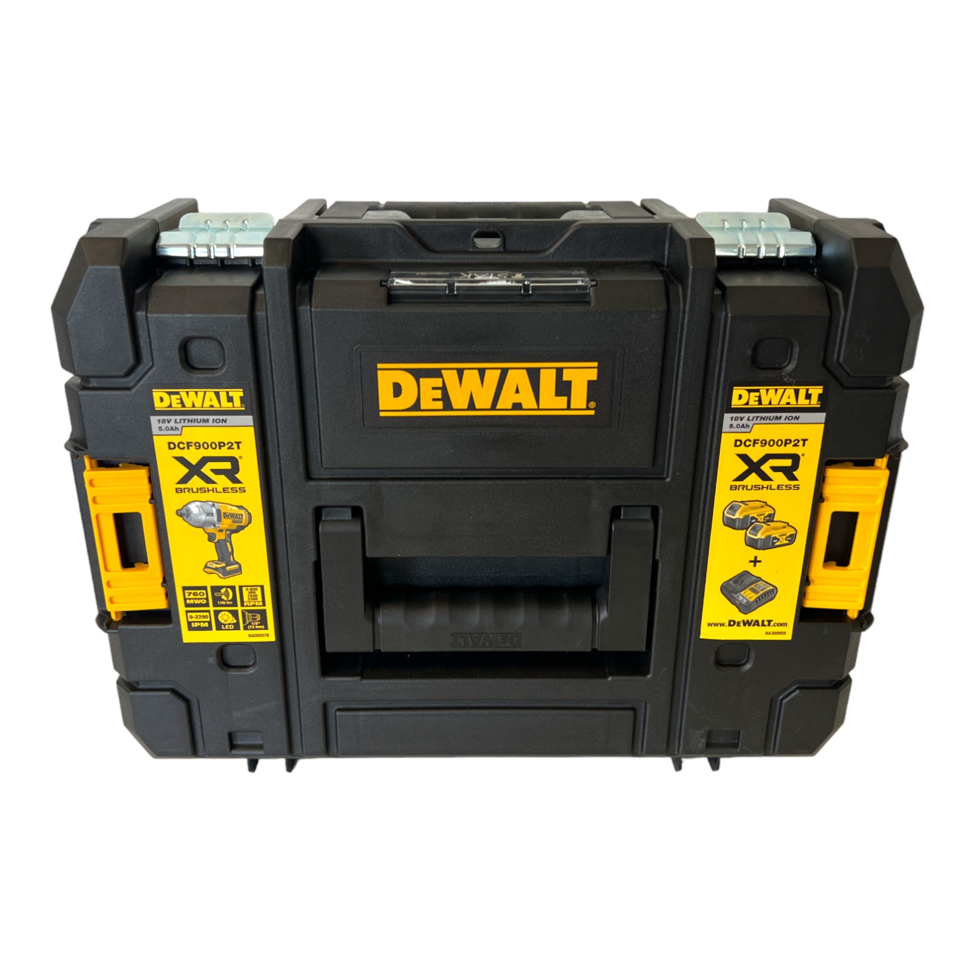 DeWalt DCF 900 M1T Akku Schlagschrauber 18 V 1396 Nm 1 2 1x Akku 4 0 Ah Ladegeraet TSTAK 3 - toolbrothers
