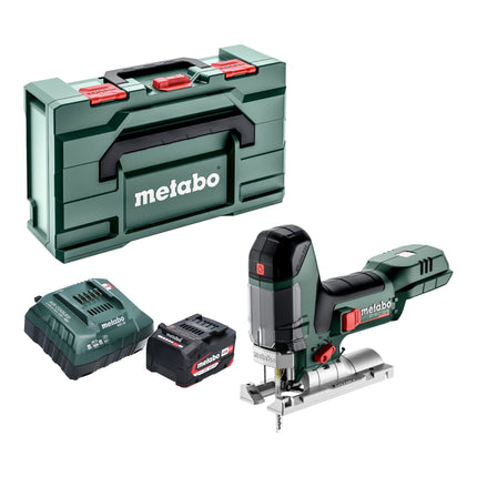 Metabo ST 18 LT 130 BL cordless jigsaw 18 V 130 mm brushless + 1x battery 4.0 Ah + charger + metabox