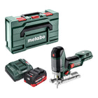 Metabo ST 18 LT 130 BL seghetto alternativo a batteria 18 V 130 mm senza spazzole + 1x batteria LiHD 5,5 Ah + caricatore + metabox