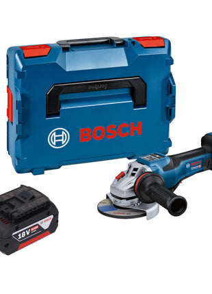 Bosch GWS 18V-15 PSC Profesjonalna akumulatorowa szlifierka kątowa 18 V 125 mm BITURBO Brushless + 1x akumulator 5,0 Ah + L-Boxx - bez ładowarki