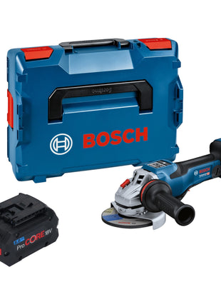 Bosch GWS 18V-15 PSC Profesjonalna akumulatorowa szlifierka kątowa 18 V 125 mm BITURBO Brushless + 1x akumulator ProCORE 8,0 Ah + L-Boxx - bez ładowarki