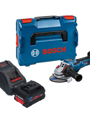 Bosch GWS 18V-15 PSC Smerigliatrice angolare professionale a batteria 18 V 125 mm BITURBO Brushless + 1x batteria ProCORE 8,0 Ah + caricabatteria + L-Boxx