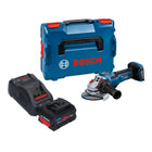 Bosch GWS 18V-15 PSC Professional cordless angle grinder 18 V 125 mm BITURBO Brushless + 1x ProCORE battery 8.0 Ah + charger + L-Boxx