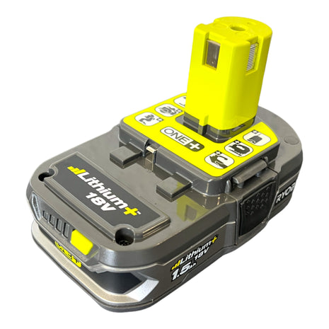 Ryobi RB18L15 rechargeable battery 18 V 1.5 Ah / 1500 mAh Li-Ion ONE+ ( 5133001905 ) with charge level indicator