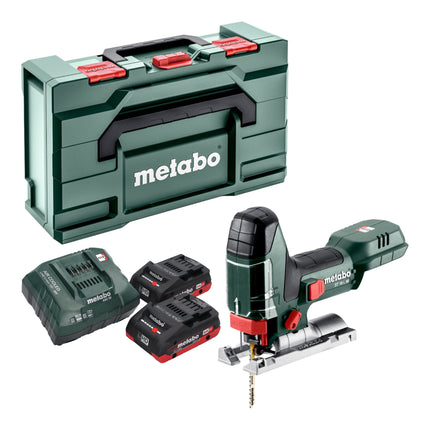 Metabo ST 18 L 90 cordless jigsaw 18 V 90 mm + 2x LiHD battery 4.0 Ah + charger + metabox