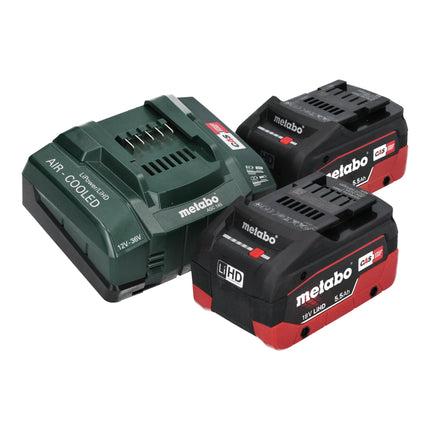 Metabo ST 18 L 90 sierra de calar sin cable 18 V 90 mm + 2x batería LiHD 5,5 Ah + cargador + metabox