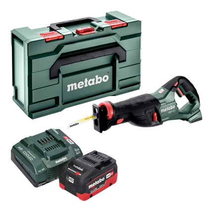 Metabo SSEP 18 LT cordless reciprocating saw 18 V 32 mm + 1x LiHD battery pack 5.5 Ah + charger + metabox