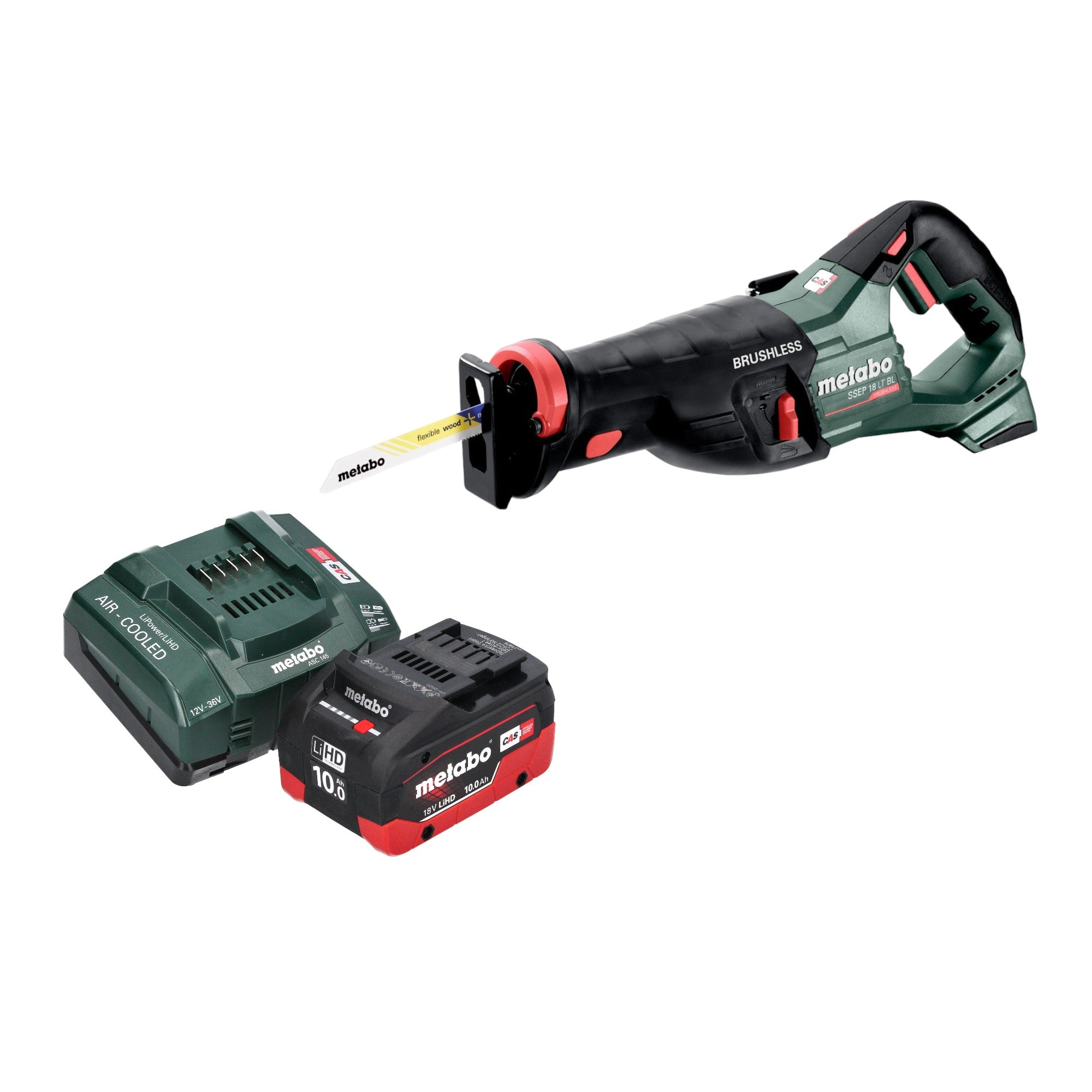 Metabo SSEP 18 LT BL Akku Saebelsaege 18 V 32 mm Brushless 1x LiHD Akku 10 0 Ah Ladegeraet 0 - toolbrothers