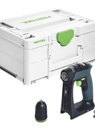 Festool CXS 18-Basic cordless drill driver 18 V 40 Nm brushless + 1x rechargeable battery 4.0 Ah + quick charger + systainer