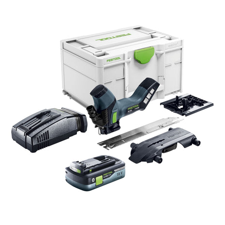 Festool ISC 240 EB-Basic cordless insulation saw 18 V 240 mm + 1x rechargeable battery 4.0 Ah + quick charger + Systainer