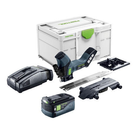 Sierra aislante de batería Festool ISC 240 EB-Basic 18 V 240 mm + 1x batería 5,0 Ah + cargador rápido + Systainer