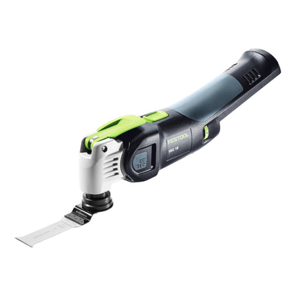 Festool VECTURO OSC 18 Basic akumulatorowe narzędzie oscylacyjne 18 V Starlock Max Brushless + 1x akumulator 8,0 Ah + szybka ładowarka + systainer