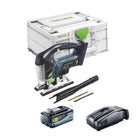 Festool CARVEX PSBC 420 EB-Basic sierra de calar pendular a batería 18 V 120 mm sin escobillas + 1x batería 8,0 Ah + cargador rápido + systainer