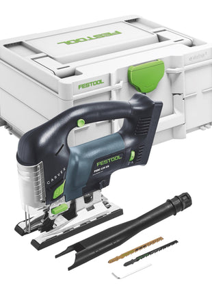 Festool CARVEX PSBC 420 EB-Basic Scie sauteuse pendulaire sans fil 18 V 120 mm Brushless + 2x batterie 8,0 Ah + kit de charge rapide + Systainer