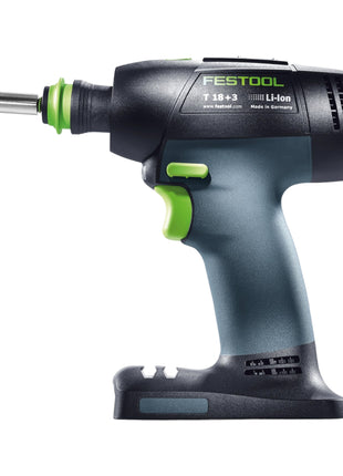 Festool T 18+3 Basic akumulatorowa wiertarko-wkrętarka 18 V 50 Nm bezszczotkowa + 1x akumulator 4,0 Ah + szybka ładowarka + systainer