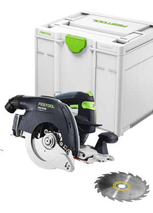 Sega circolare a batteria Festool HKC 55 EB-Basic 18 V 160 mm brushless + 2x batteria ricaricabile 4,0 Ah + caricatore rapido + Systainer