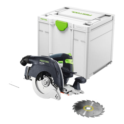 Sega circolare a batteria Festool HKC 55 EB-Basic 18 V 160 mm brushless + 2x batteria ricaricabile 4,0 Ah + caricatore rapido + systainer