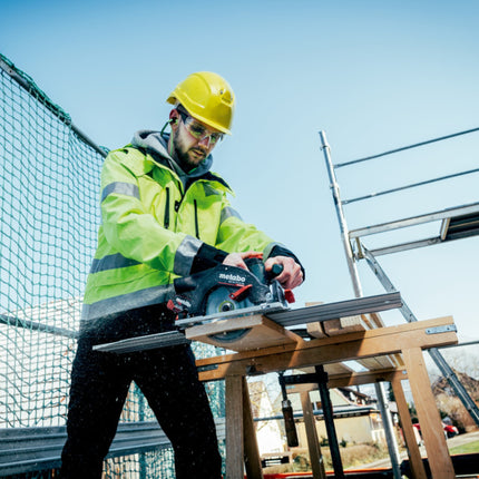 Metabo KS 18 LTX 57 BL Scie circulaire portative sans fil 18 V 57 mm + 1x batterie LiHD 5,5 Ah + Metabox - sans chargeur
