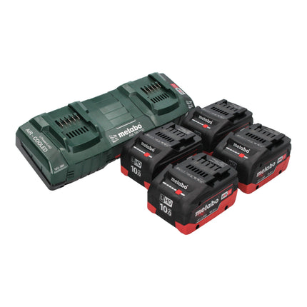 Metabo AS 36 18 L 20 PC aspirador en seco/húmedo sin cable 36 V ( 2x 18 V ) 20 L + 4x batería LiHD 10,0 Ah + cargador doble