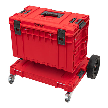 Qbrick System ONE transport platform 2.0 Allterrain RED Ultra HD 750 x 542 x 223 mm 120 kg with metal swivel wheels and brake