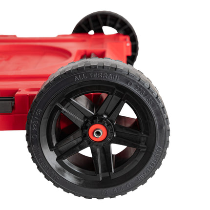 Qbrick System ONE transport platform 2.0 Allterrain RED Ultra HD 750 x 542 x 223 mm 120 kg with metal swivel wheels and brake